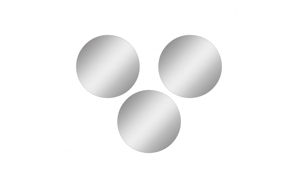 Oglinda, Round 30, Argint, 30 x 30 x  cm