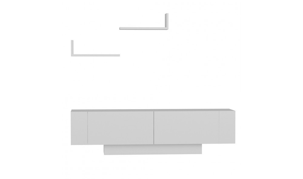 Unitate TV, Ekol, Alb, 150 x 40 x 32 cm