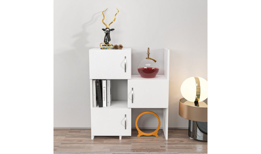 Dulap multifunctional, Anna, Alb, 65 x 90 x 32 cm