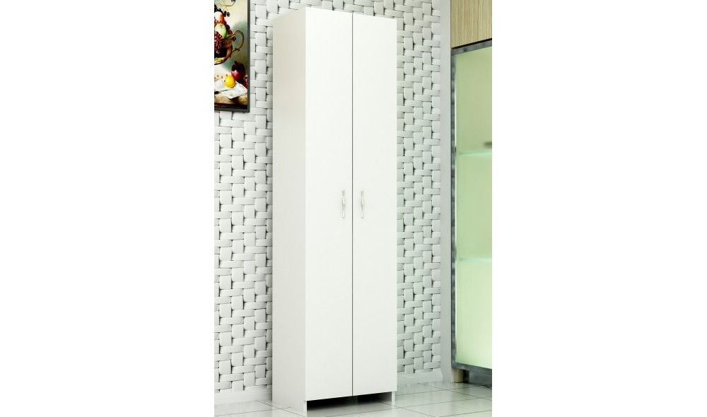 Dulap multifunctional, Atlantis, Alb, 49 x 182 x 30 cm