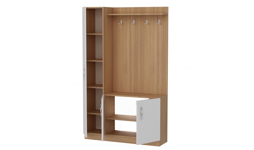 Antreu, Naturel, AlbTeak, 110 x 180 x 32 cm