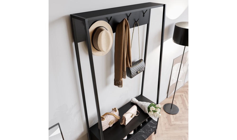 Antreu, Devin, NegruMarmura, 94 x 180 x 35 cm