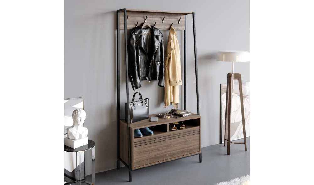 Antreu, Devin, NucNegru, 94 x 180 x 35 cm