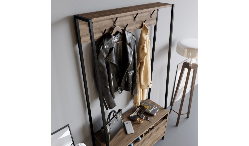 Antreu, Devin, NucNegru, 94 x 180 x 35 cm