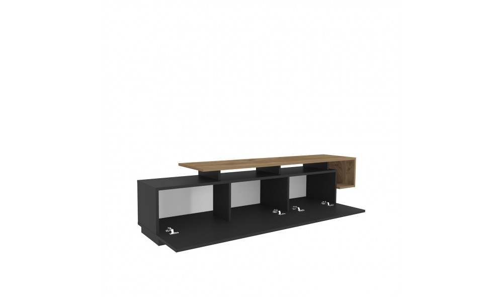 Suport TV, Pia, NegruNuc, 180 x 46 x 39 cm
