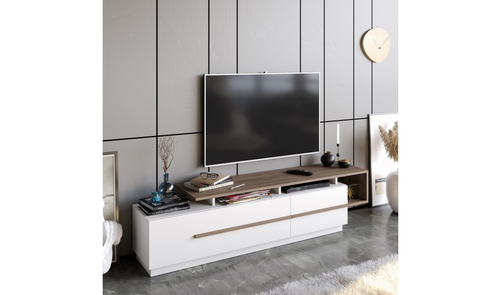Suport TV, Pia, NucAlb, 180 x 46 x 39 cm