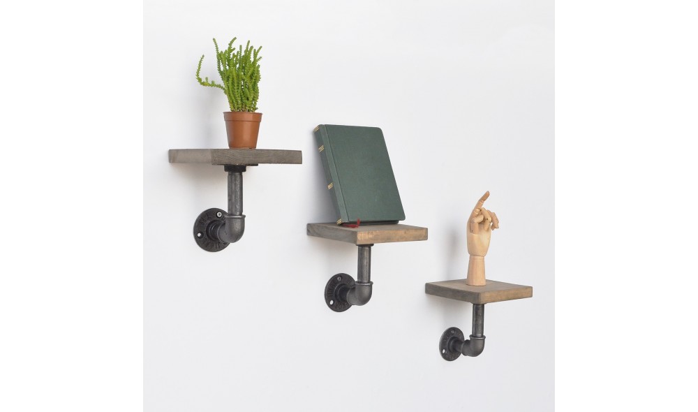 Raft pentru tevi, Boruraf005, NegruNuc, 15 x 15 x 15 cm