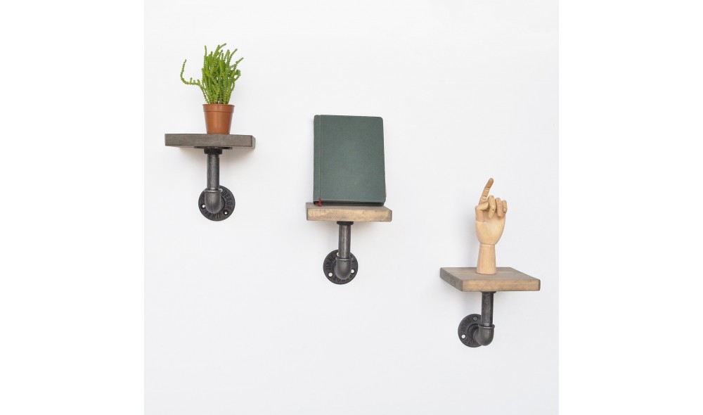 Raft pentru tevi, Boruraf005, NegruNuc, 15 x 15 x 15 cm