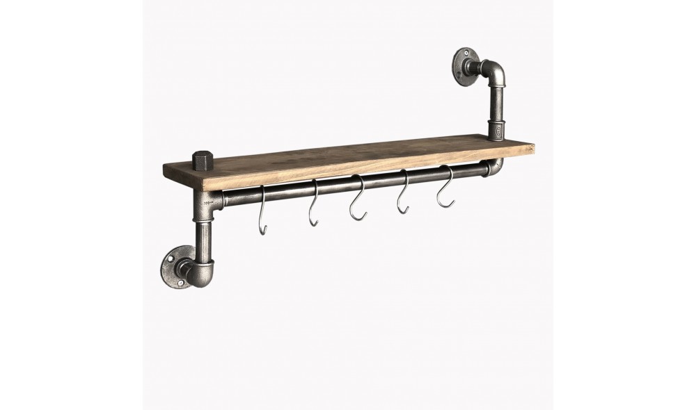 Raft pentru tevi, Boruraf008, NegruNuc, 60 x 35 x 14 cm