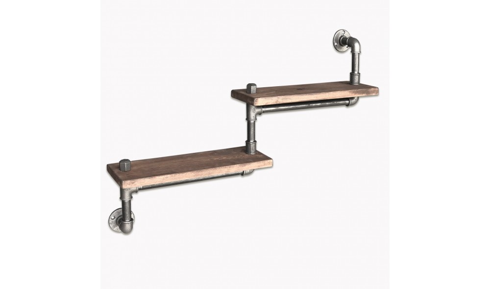 Raft pentru tevi, Boruraf012, NegruNuc, 75 x 35 x 14 cm