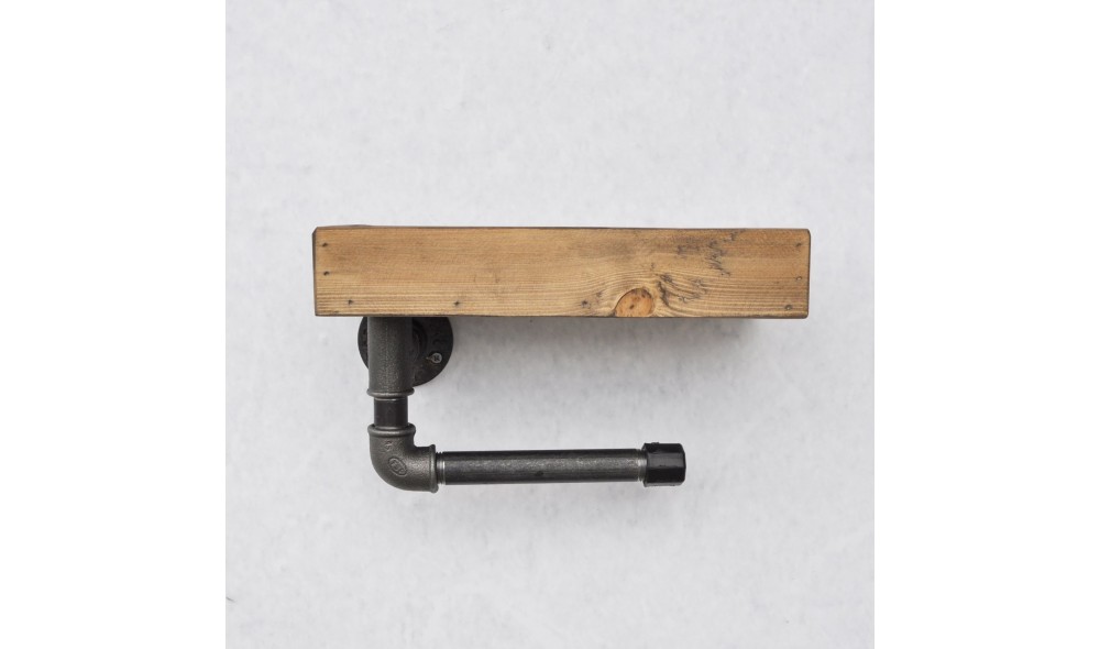 Raft pentru tevi, Boruraf117, NucNegru, 28 x 16 x 14 cm