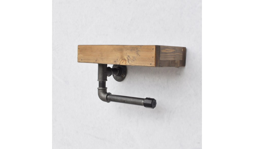 Raft pentru tevi, Boruraf117, NucNegru, 28 x 16 x 14 cm