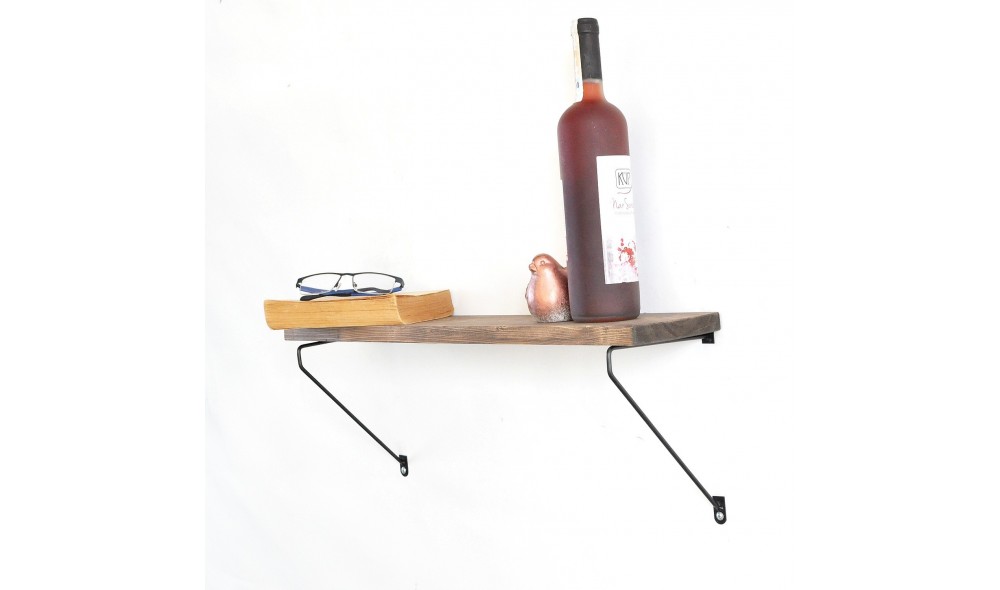 Raft decorativ de perete din lemn WR038