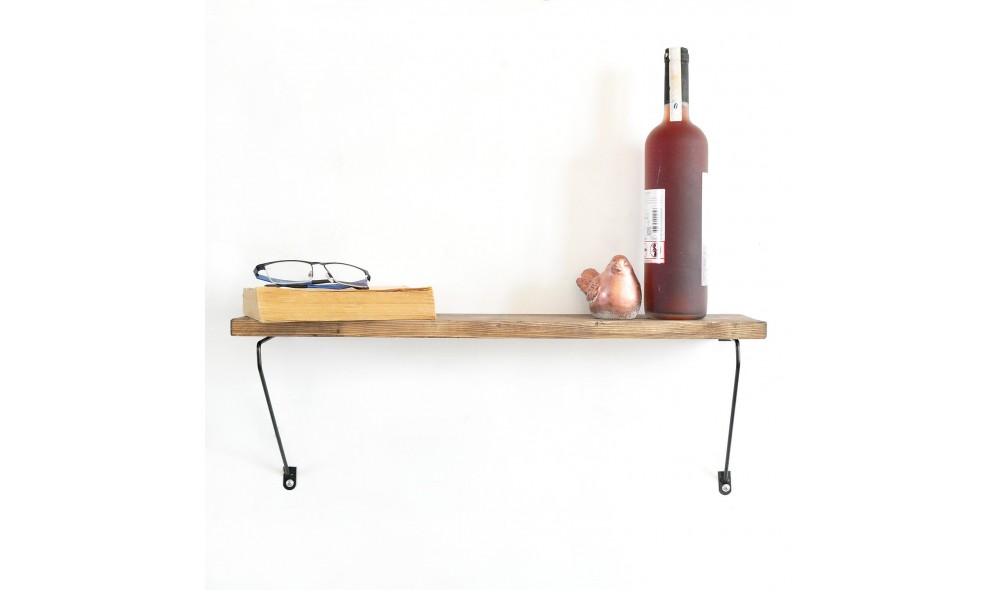 Raft decorativ de perete din lemn WR038