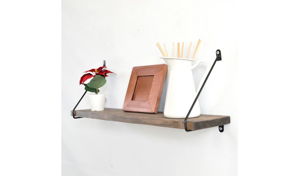 Raft decorativ de perete din lemn WR038