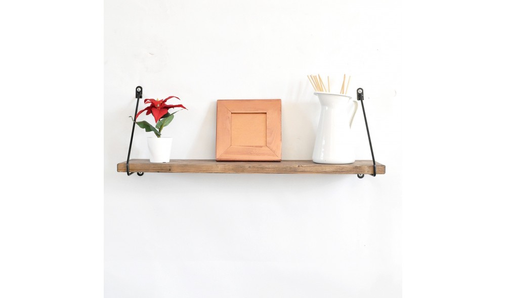 Raft decorativ de perete din lemn WR038