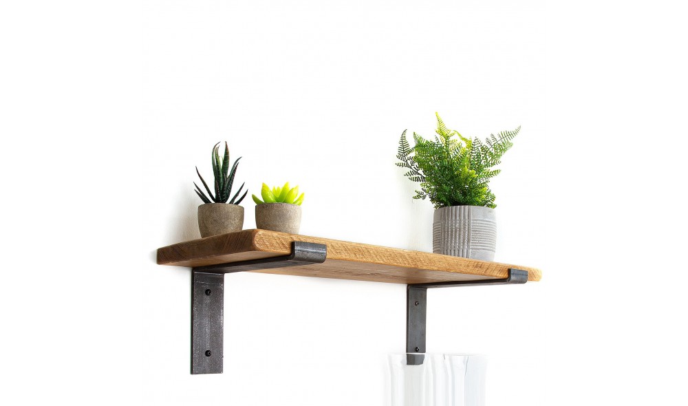 Raft decorativ de perete din lemn LAM002