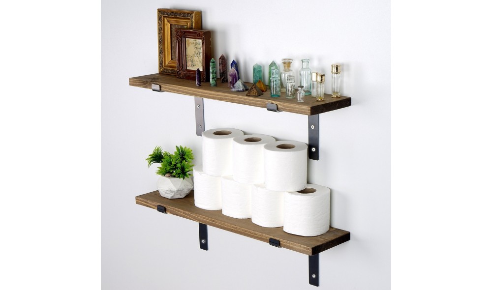 Raft de perete, Lam004, NegruNuc, 60 x 16 x 14 cm