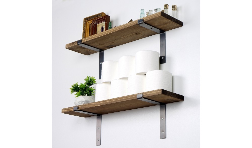 Raft de perete, Lam004, NegruNuc, 60 x 16 x 14 cm