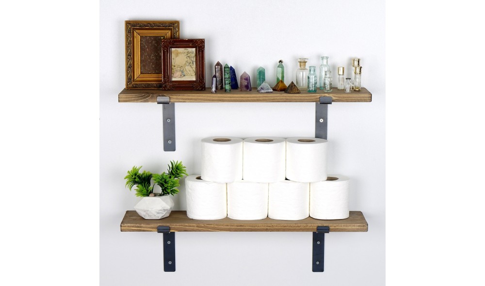 Raft de perete, Lam004, NegruNuc, 60 x 16 x 14 cm