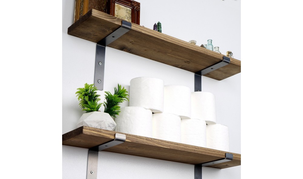 Raft de perete, Lam004, NegruNuc, 60 x 16 x 14 cm