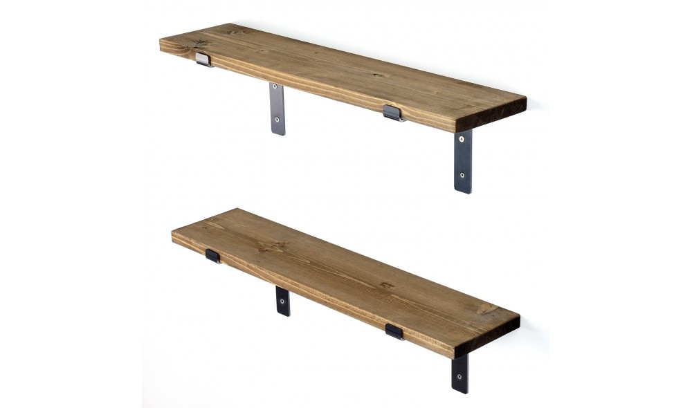 Raft de perete, Lam004, NegruNuc, 60 x 16 x 14 cm