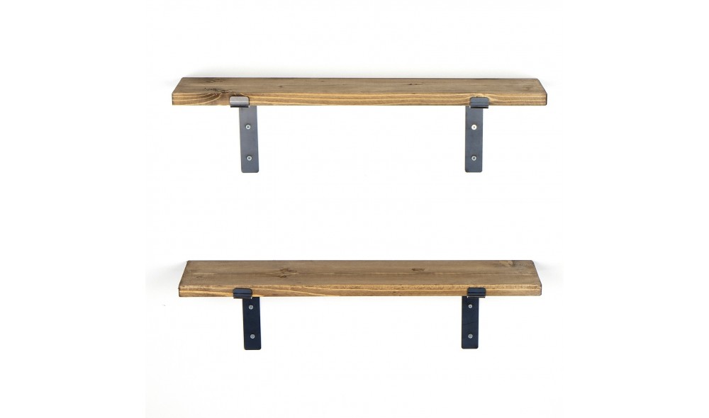 Raft de perete, Lam004, NegruNuc, 60 x 16 x 14 cm