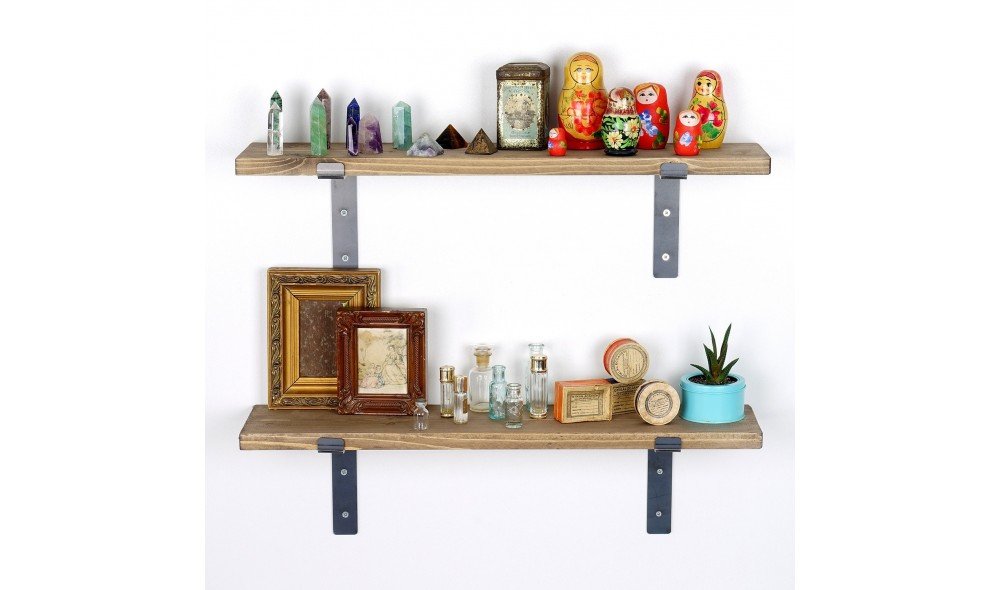 Raft de perete, Lam006, NegruNuc, 60 x 16 x 14 cm