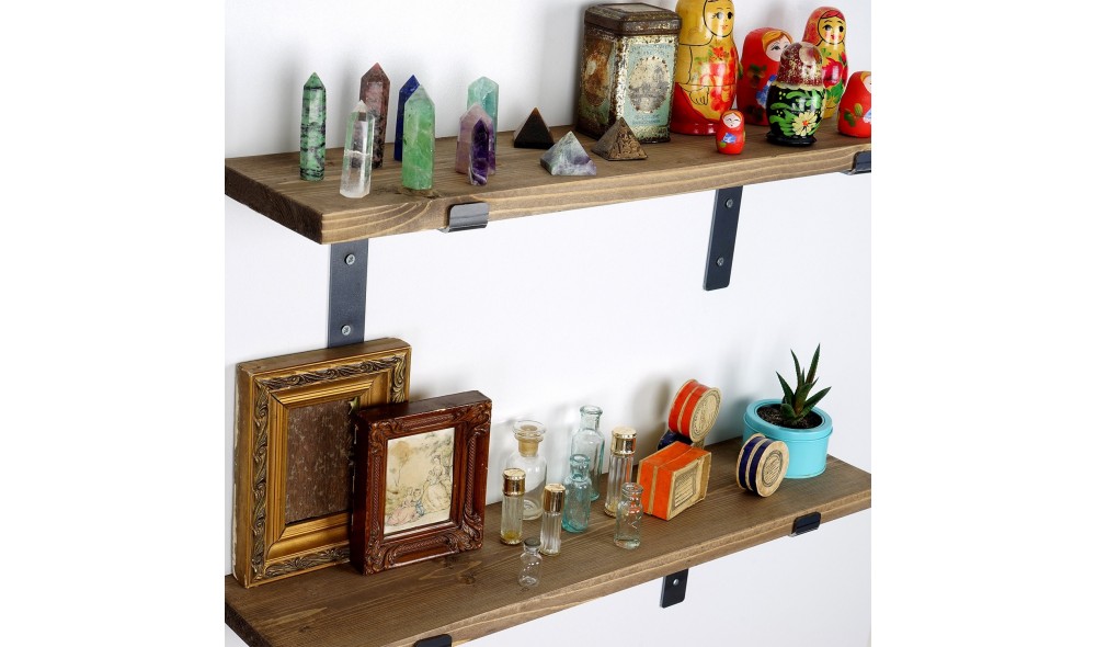 Raft de perete, Lam006, NegruNuc, 60 x 16 x 14 cm