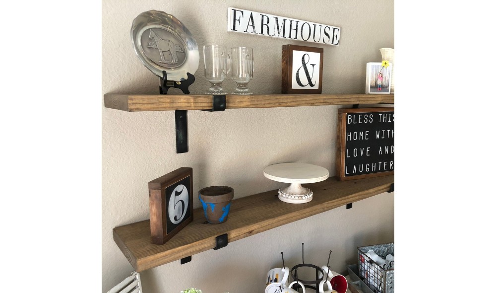 Raft de perete, Lam006, NegruNuc, 60 x 16 x 14 cm