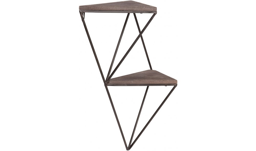 Raft decorativ de perete din lemn WR045