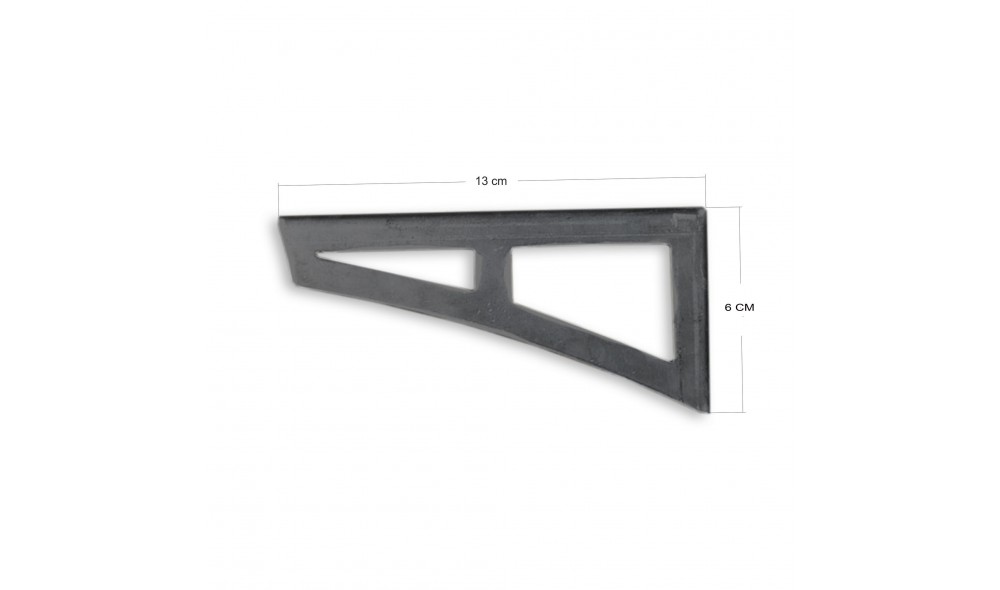 Raft decorativ de perete din lemn LAM019