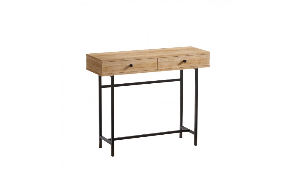 Consola, Esta, StejarNegru, 100 x 86 x 35 cm