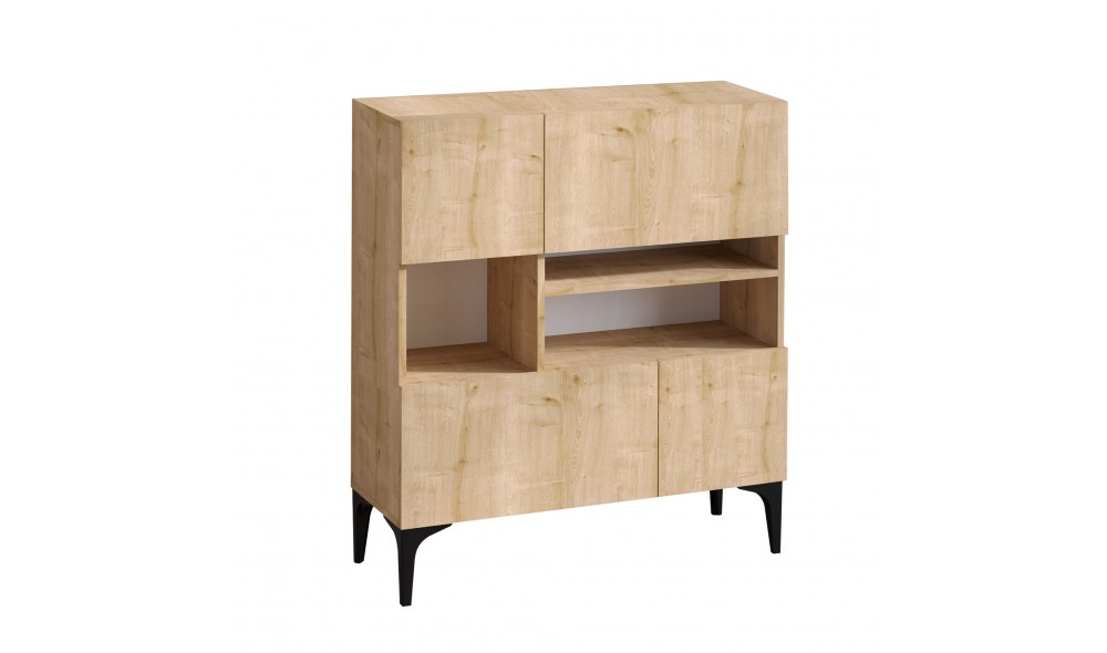 Consola, Krista, Stejar safir, 100 x 35 x 125 cm