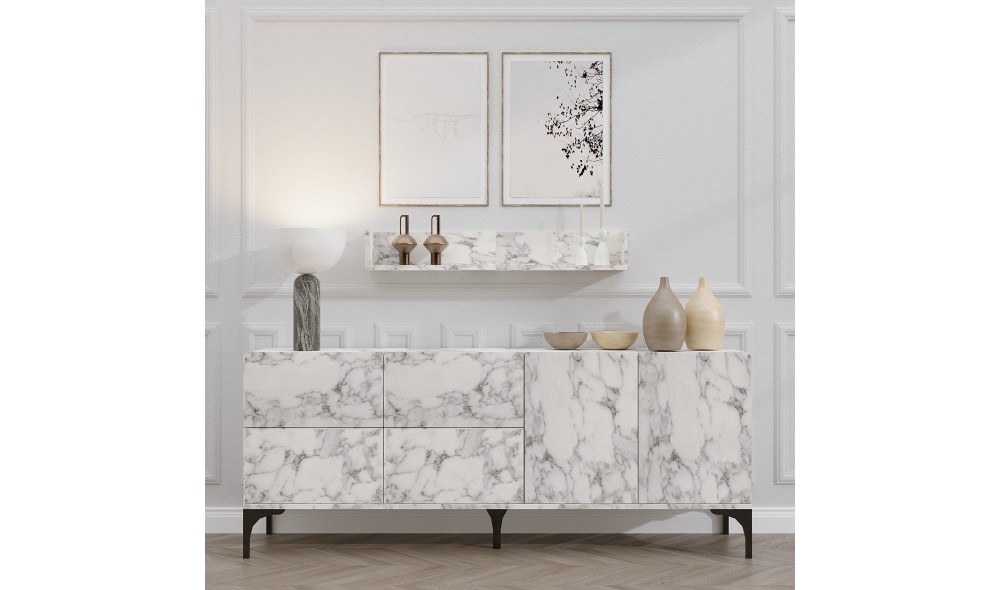 Consola, Stella, Marmura de Carrara, 180 x 55 x 40 cm