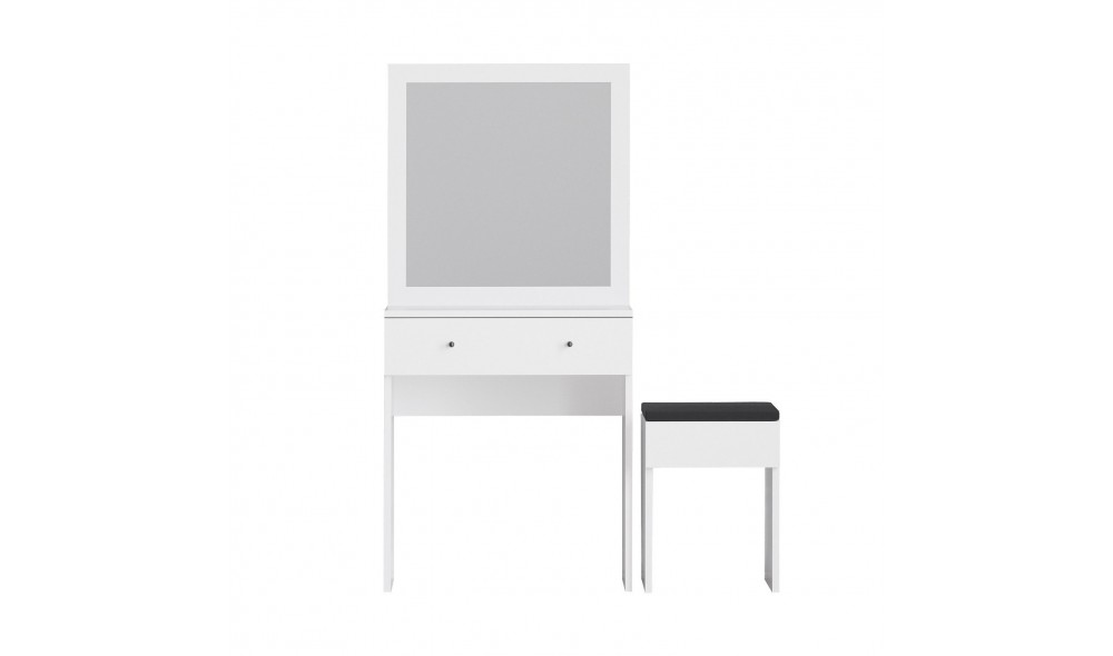 Masa de machiaj, Felix, Alb, 65 x 139 x 35 cm