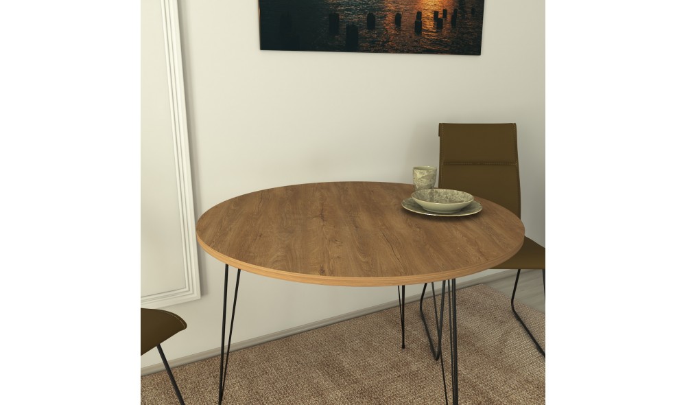 Masa, Sandalf, Stejar caucazian, 90 x 75 x 90 cm