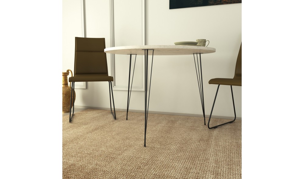 Masa, Sandalf, NegruAlb, 90 x 75 x 90 cm