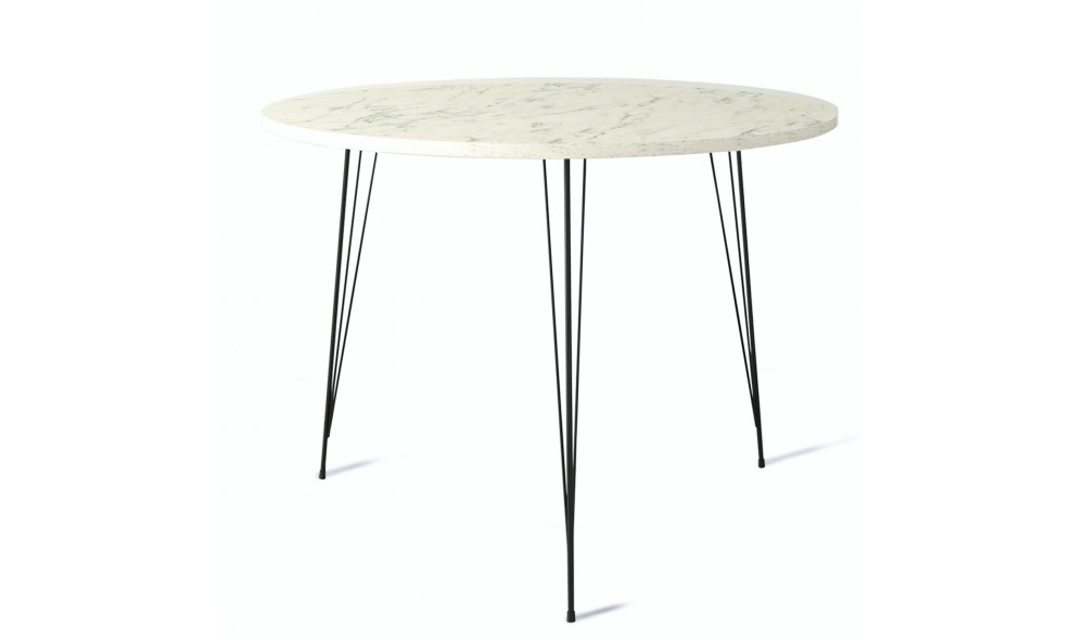 Masa, Sandalf, NegruAlb, 90 x 75 x 90 cm