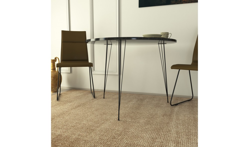 Masa, Sandalf, NegruAlb, 90 x 75 x 90 cm