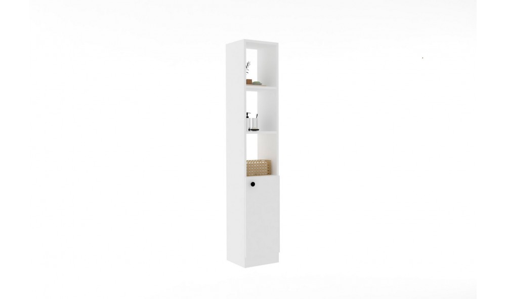 Dulap de baie, Trend, Alb, 30 x 170 x 30 cm