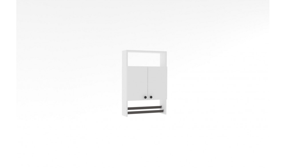 Dulap de baie, Ela, Alb, 60 x 87 x 15 cm