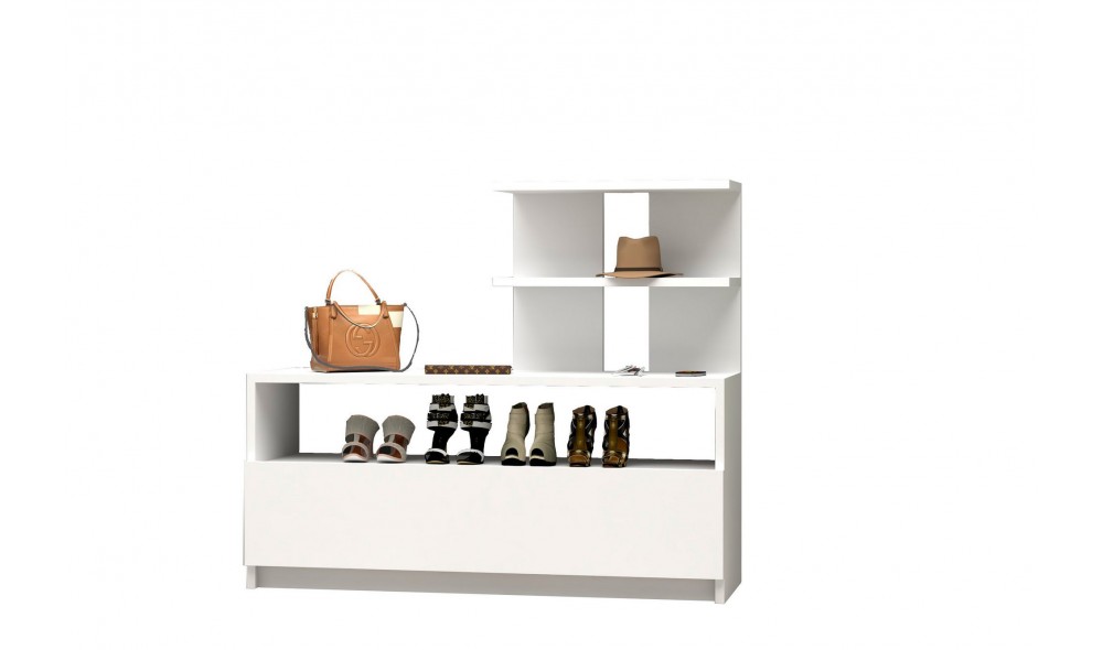 Pantofar, Airy, Alb, 100 x 85 x 30 cm