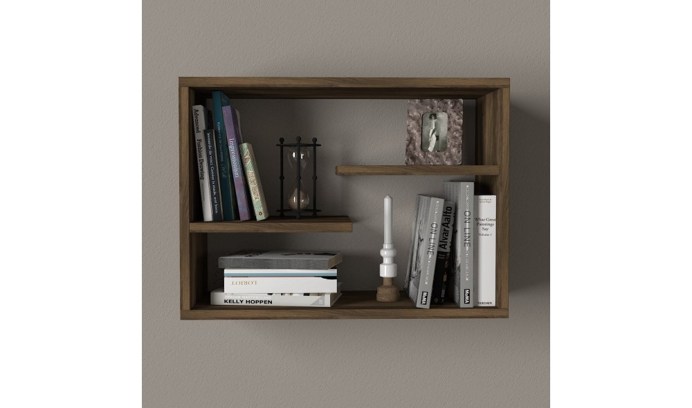 Raft de perete, Tino, Nuc, 60 x 44 x 20 cm