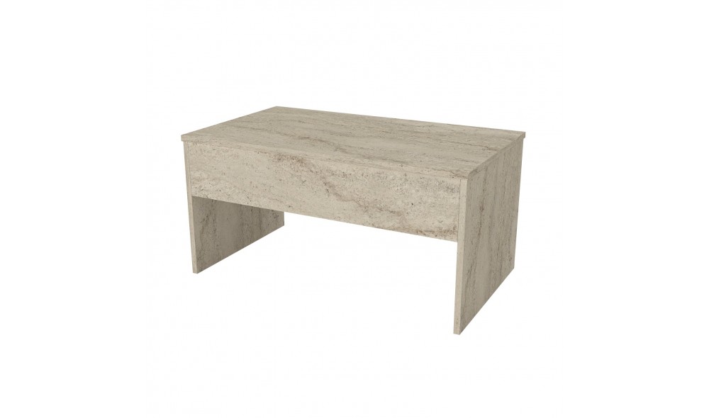 Masuta de cafea, Akilli, Travertin, 90 x 52 x 45 cm