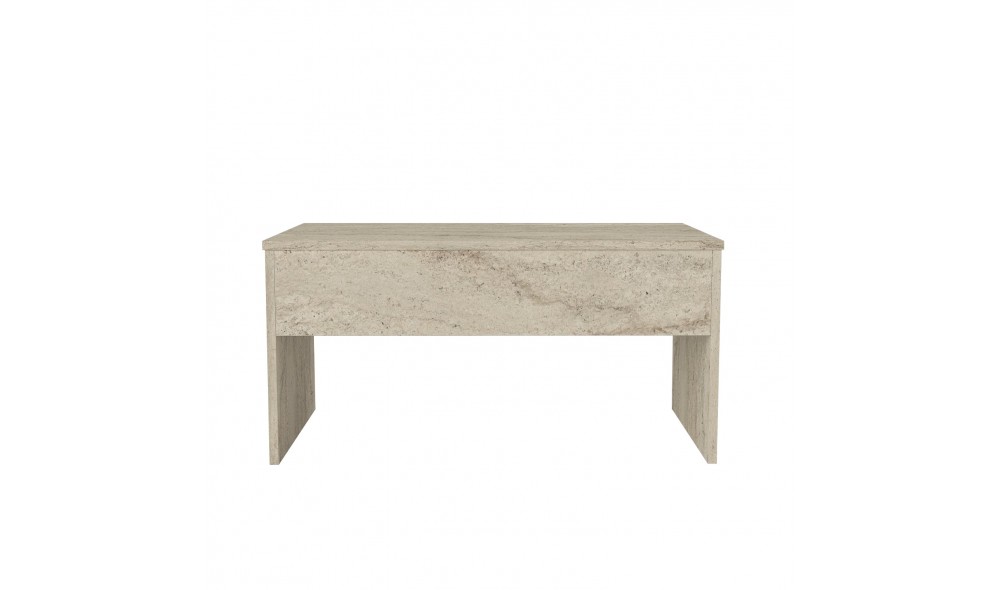 Masuta de cafea, Akilli, Travertin, 90 x 52 x 45 cm