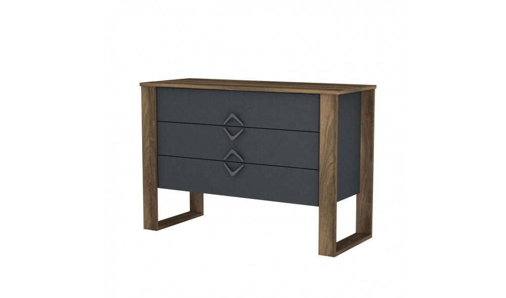 Comoda, Bumerang, NucAntracit, 110 x 76 x 45 cm