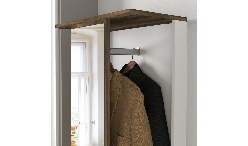 Sala Stand Ponte - Alb, Nuc 120 x 199 x 33 cm