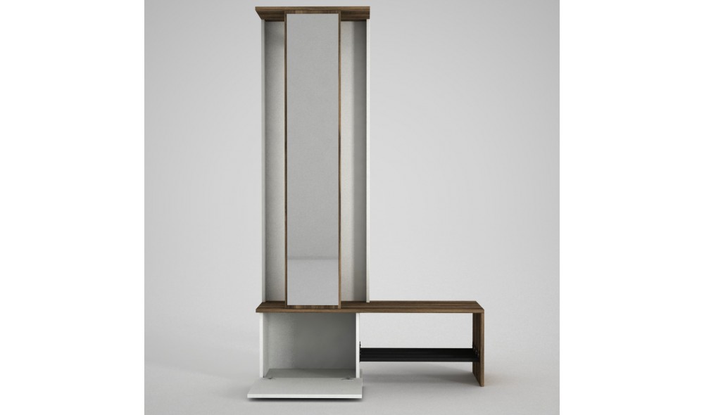 Sala Stand Ponte - Alb, Nuc 120 x 199 x 33 cm