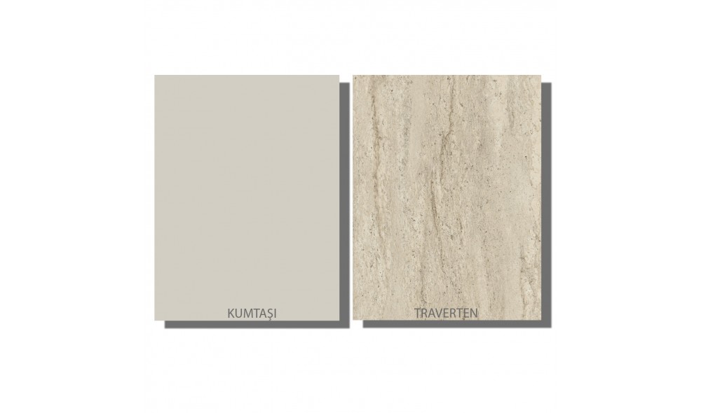 Pantofar, Napolyon, TravertinGresie, 90 x 93 x 30 cm